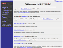 Tablet Screenshot of diefer.de